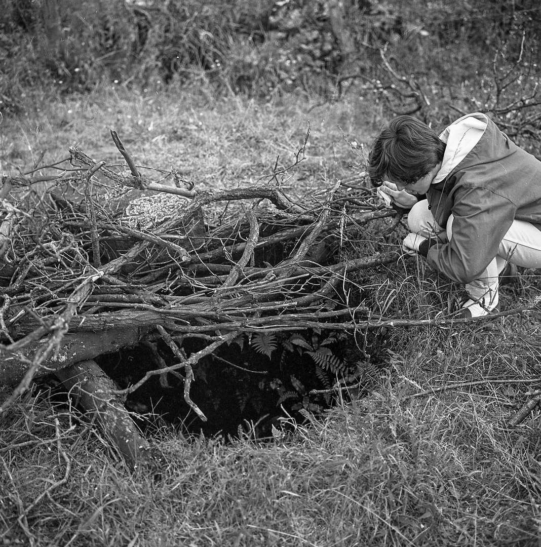 Typical Derbys lead shaft in Plackett Lane Winster 1970